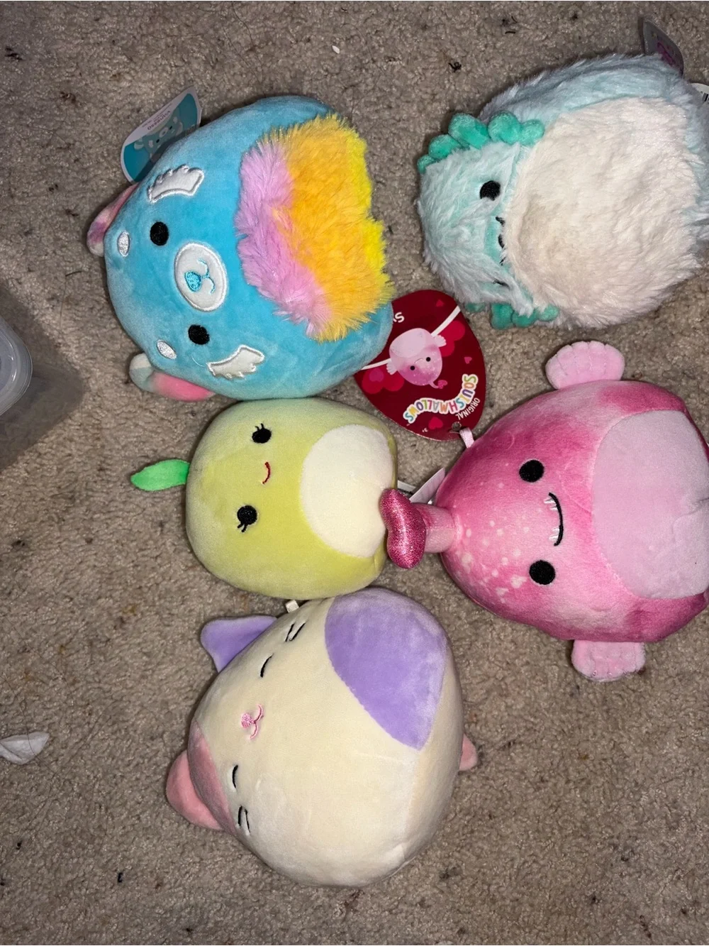 Squishmallow Plush Lot approx 5 inches